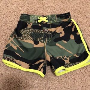 Toddler camo bathing suit, 2T